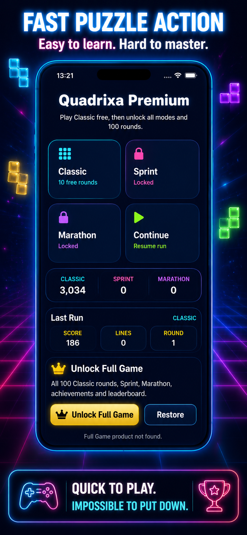 Quadrixa Premium promotional screenshot 2