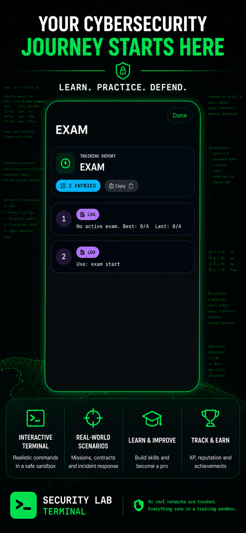 Security Lab: Terminal promotional screenshot 6