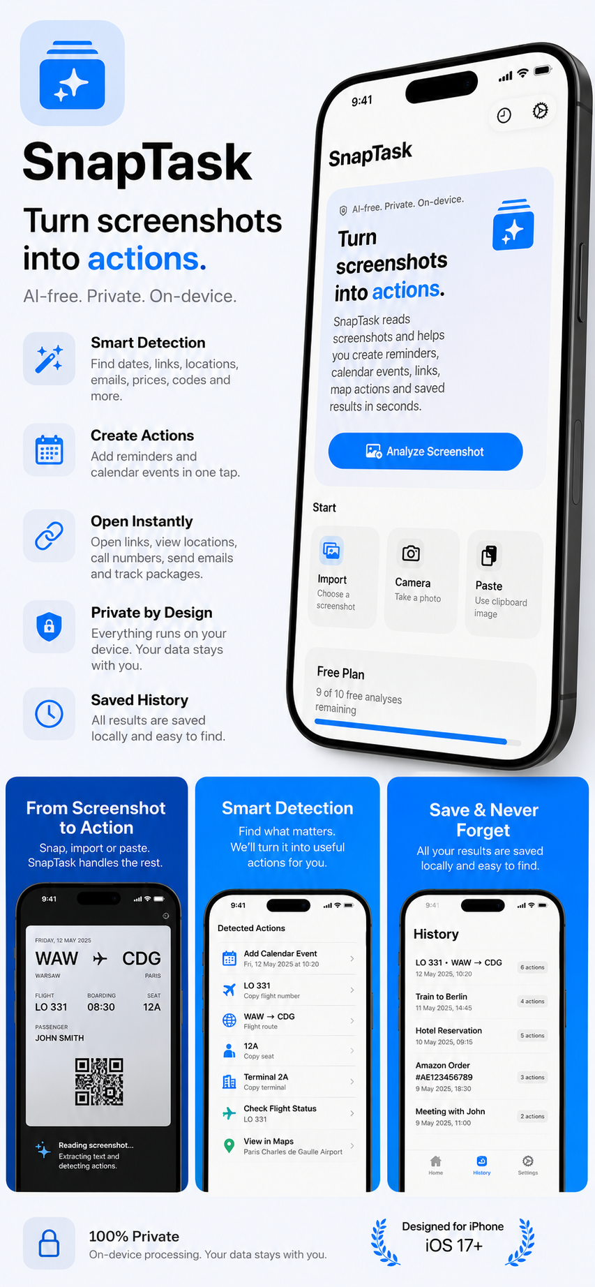 SnapTask promotional screenshot 1